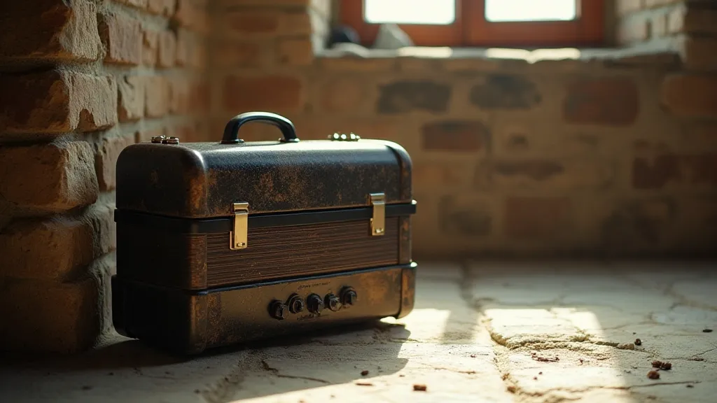 Accordion case in sunlight