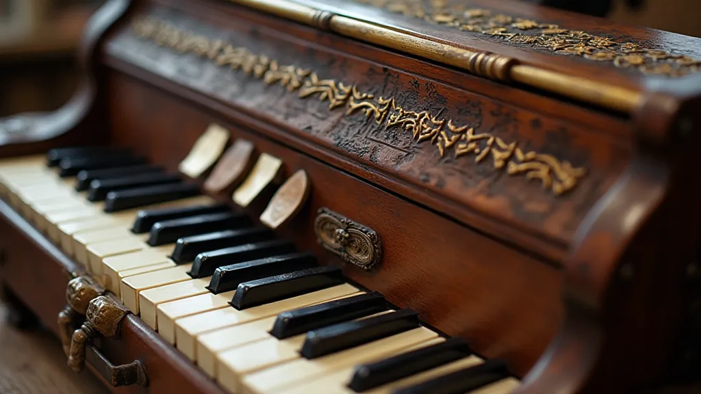 Restored antique accordion