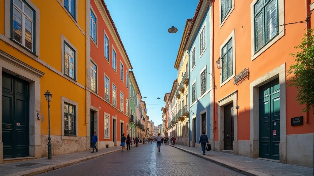 Street scene in Lisbon, Portugal